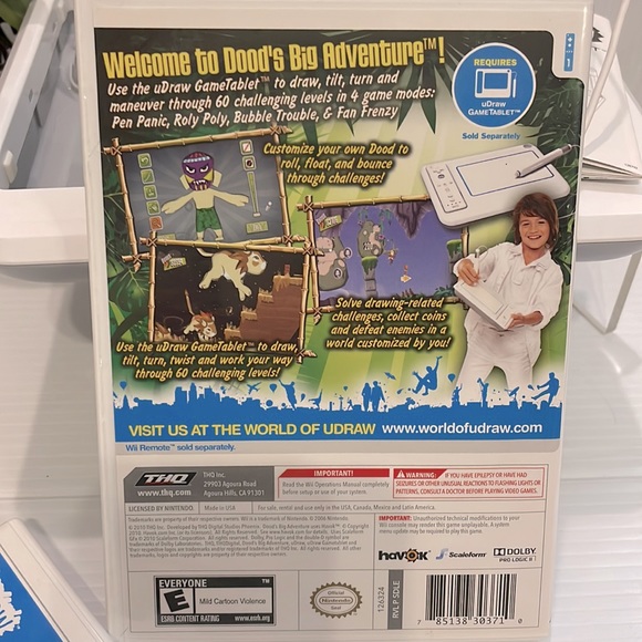 Wii U Draw Game Tablet & 3 U Draw Games: U Draw Studio, Pictionary, Doods BIG Ad - Picture 11 of 15